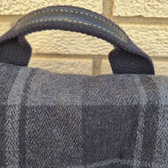 Fossil 54 big messenger/ laptop tweed and leather bag - Picture 8 of 11
